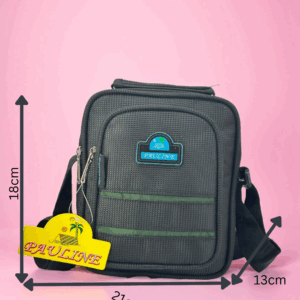 Pauline Mini Black Shoulder Sling Bag (18cm x 21cm x 13cm)(Model-112M)